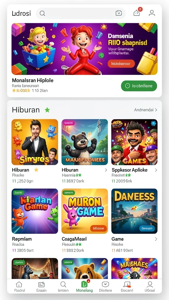Tampilan antarmuka yang user-friendly dan menarik.
