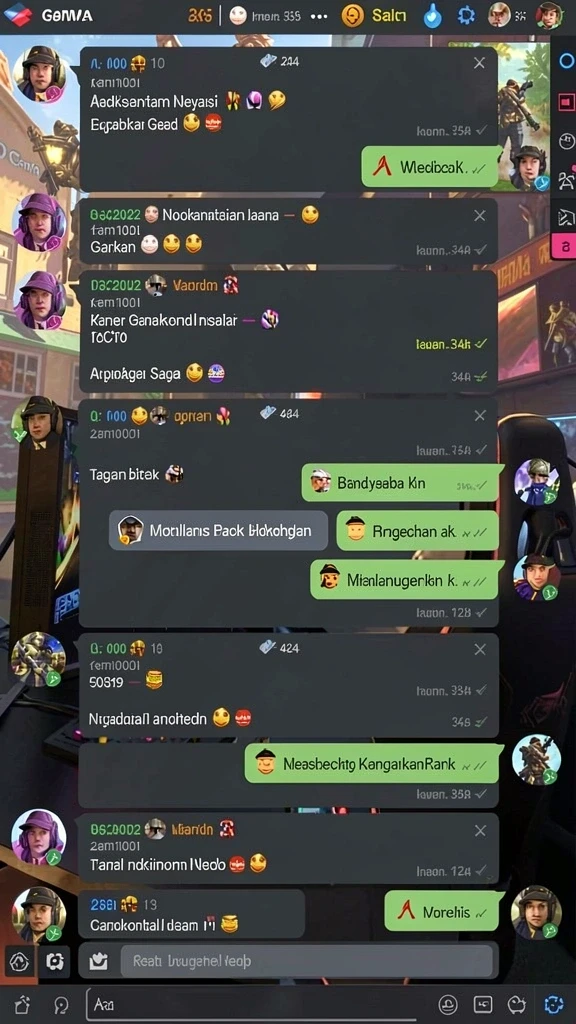 Karakter dengan berbagai kemampuan untuk dipilih.