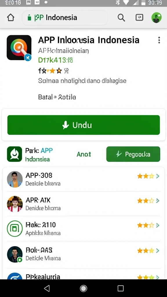 Tampilan antarmuka yang user-friendly.