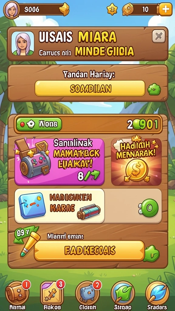 Tampilan antarmuka yang mudah dinavigasi.