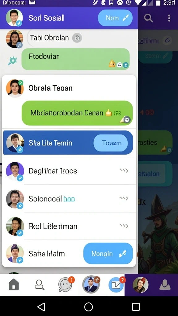 Tampilan antarmuka yang menarik dan user-friendly.