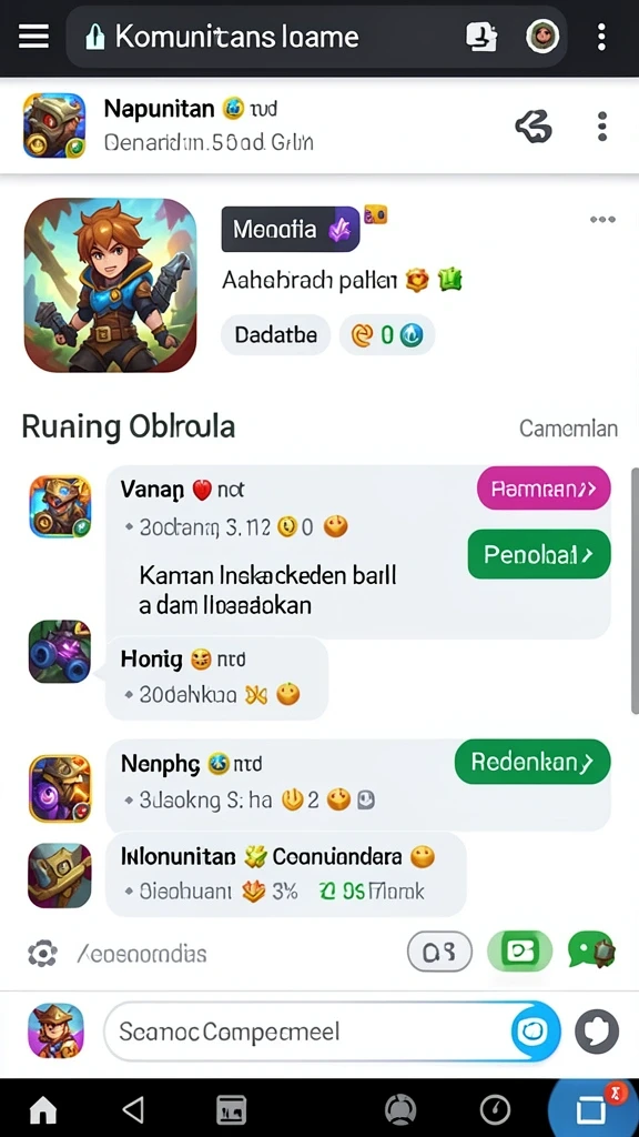 Tampilan antarmuka yang ramah pengguna.