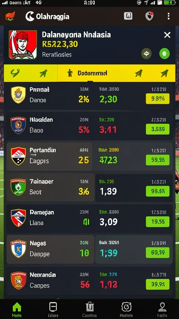 Aksi permainan yang mendebarkan.