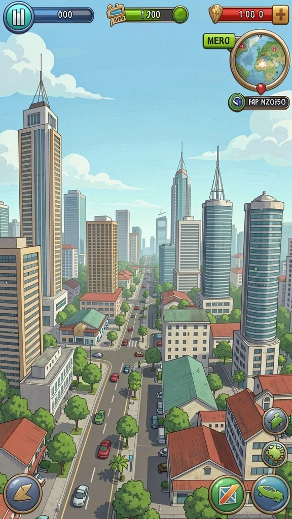 Dunia permainan yang luas dan penuh petualangan.
