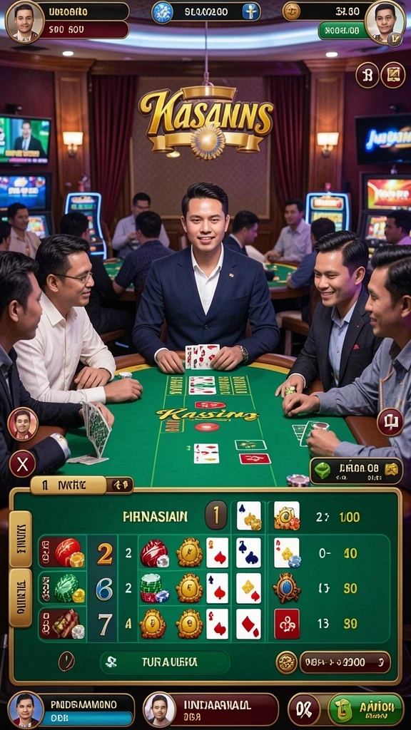 Tampilan antarmuka permainan yang menarik.