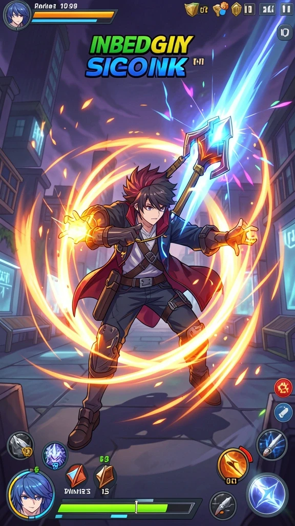 Tampilan menarik dari karakter dalam game.