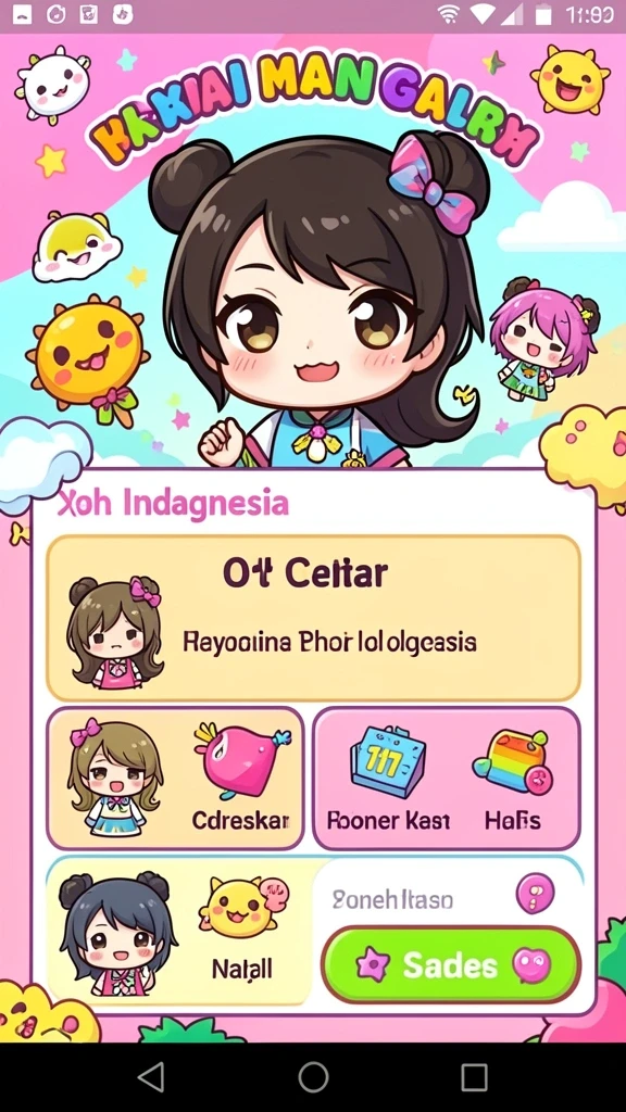 Latar belakang yang cerah dan dinamis.
