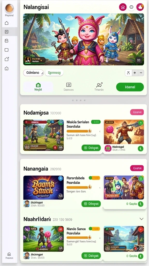 Screenshot menunjukkan fitur kustomisasi karakter yang menarik.