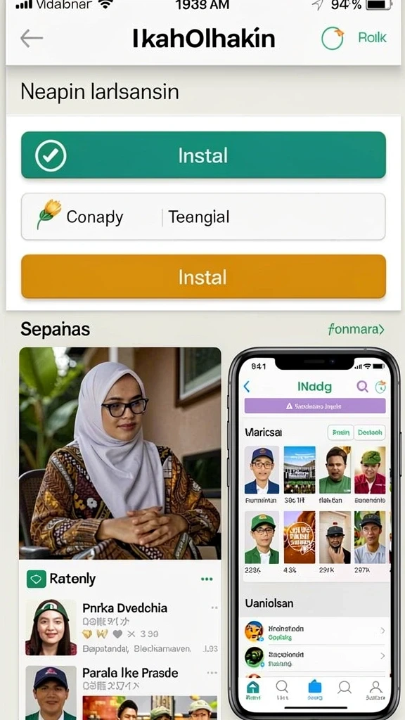 Tampilan antarmuka yang user-friendly dan menarik.