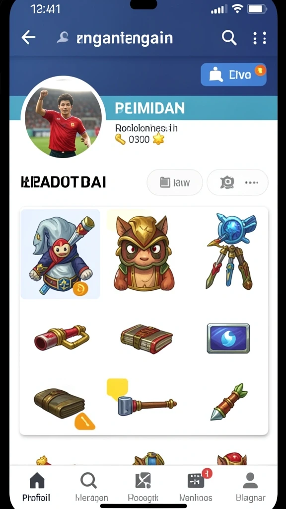 Screenshot menampilkan antarmuka permainan yang menarik.