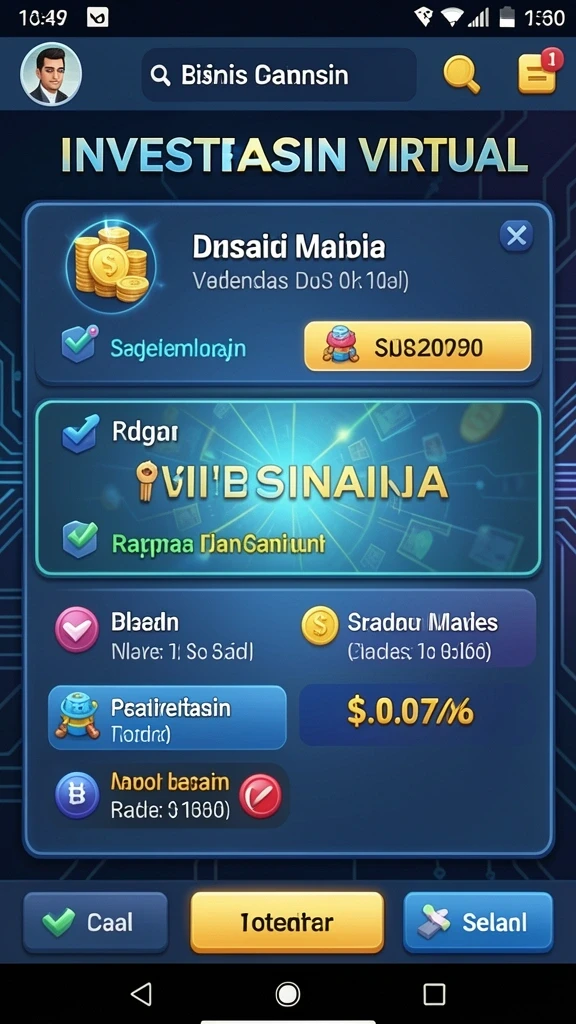 Tampilan karakter pemain yang dapat dikustomisasi dengan unik.