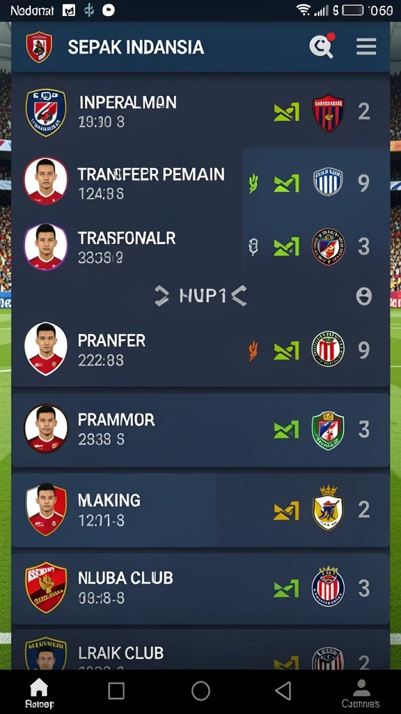 Ragam permainan menarik dalam satu aplikasi.