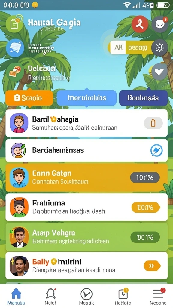 Mode permainan yang bervariasi dan menantang.