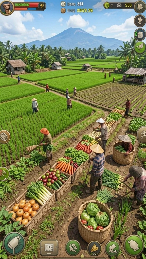 Menampilkan karakter utama dalam pertempuran epik.