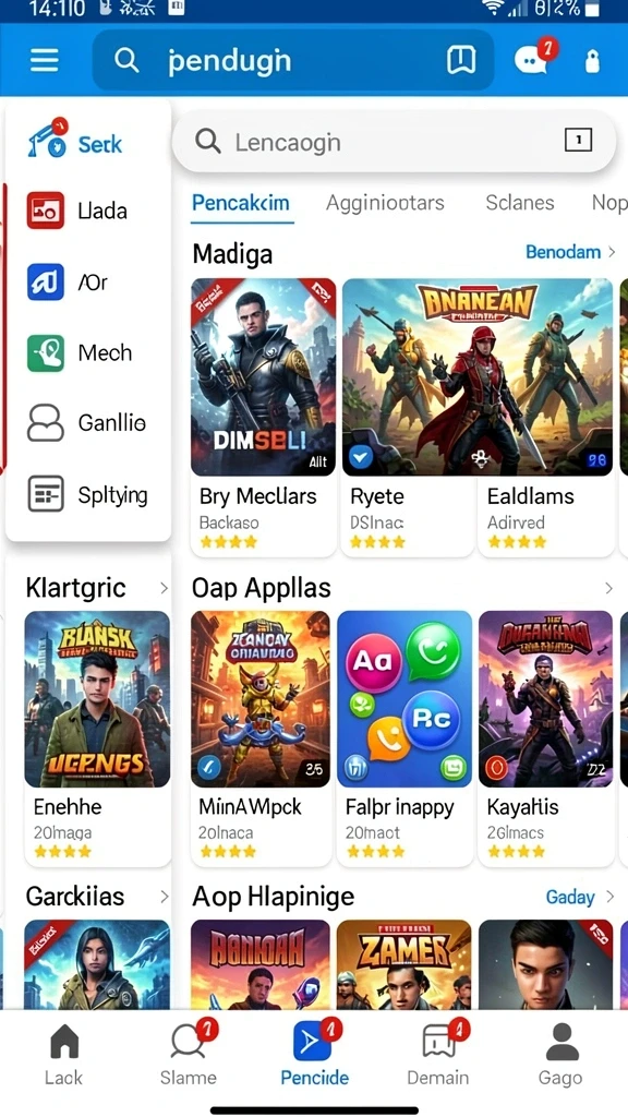 Fitur multiplayer yang memungkinkan bermain bersama teman.