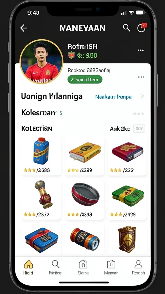 Tampilan antarmuka yang sederhana dan menarik.