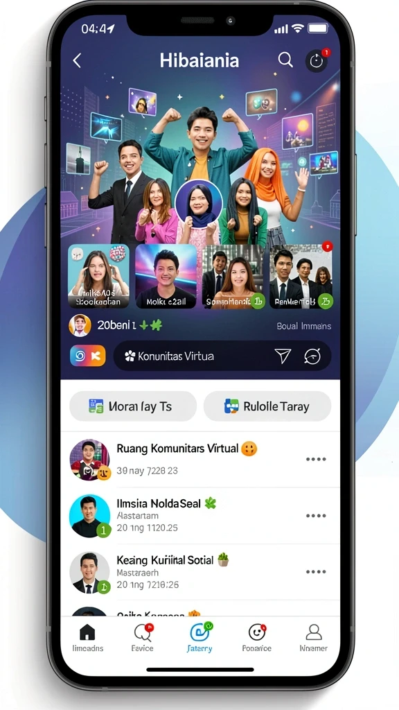 Komunitas aktif yang siap membantu pemain baru.