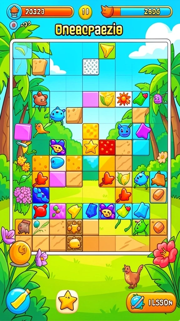 Karakter unik dengan kemampuan khusus di setiap level.