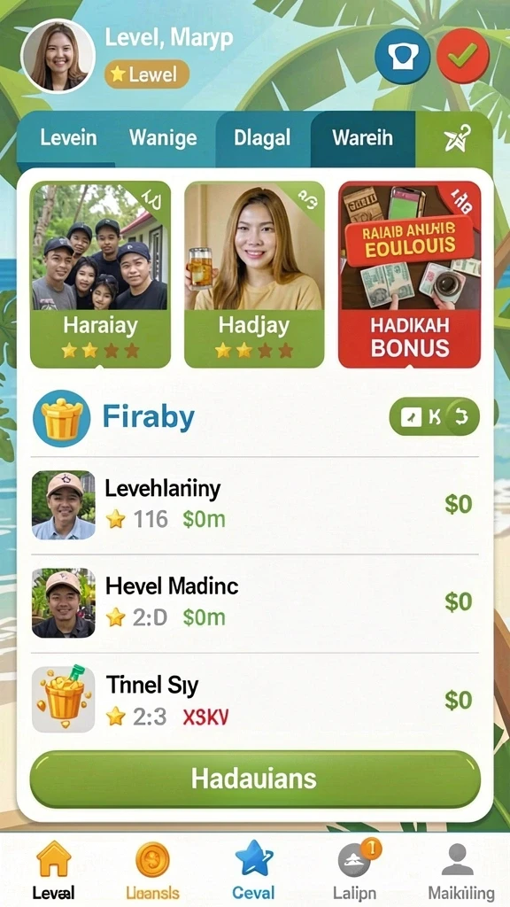 Tema permainan yang beragam dan menarik.