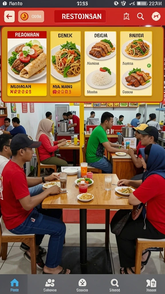 Antarmuka pengguna yang intuitif dan mudah dipahami.